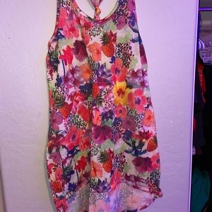Floral tank top